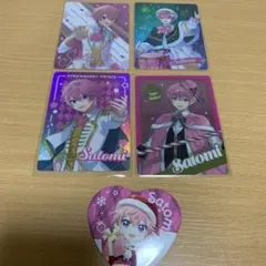 すとぷり さとみ 缶バッジ 1・コレクトカード4枚set