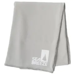 暑さ対策抜群 SEA BREEZE クールタオル グレー 冷感タオル 大判サイズのサムネイル