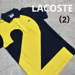 ラコステ ポロシャツ 数字 サイズ2 ゴルフウェア
