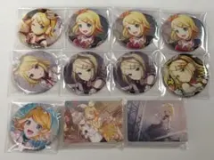 鏡音レン 缶バッジ ホログラム 地雷系 ミニキャラ ボーカロイド 16点