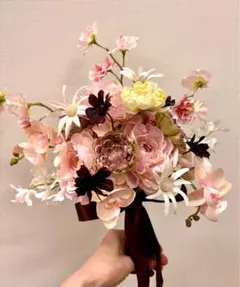 ブーケ ブートニア アーティフィシャル ブーケ ブライダル ウエディングブーケ