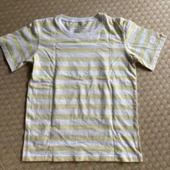 無印　ボーダーTシャツ　140