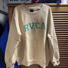 RVCA ベージュ スウェット トレーナー
