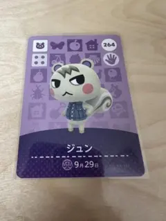 どうぶつの森 amiiboカード ジュン - メルカリ