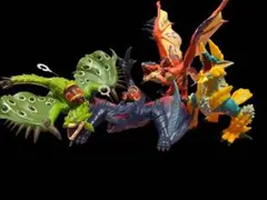 モンスターハンターストーリーズ　モンハン　オトモンソフビシリーズ