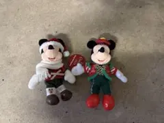 ミッキー　クリスマス　2025　ぬいば　ぬいぐるみバッジ