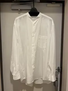 ナナミカ バンドカラー シャツ L オフホワイト S25SG092 - メルカリ