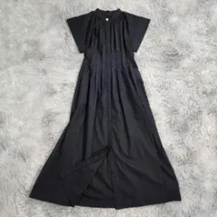 cygne シーニュ タックギャザープリーツワンピースzoe 黒size1 - メルカリ