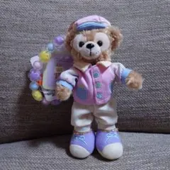 香港ディズニーランド　ダッフィー　スマイル　ぬいぐるみ　キーホルダー