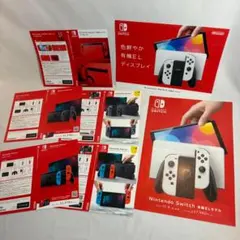 7点 販促 冊子 ダミージャケット Nintendo Switch 有機EL