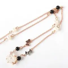 Agathaローズゴールド ネックレス