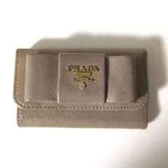 PRADA プラダ キーケース 6連タイプ サフィアーノ ベージュ