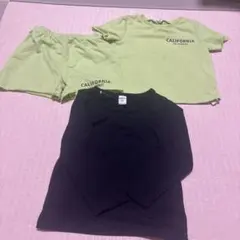 SHEIN キッズ Tシャツ ショートパンツ セット 2-3Yのサムネイル