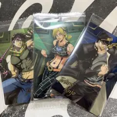 ジョジョの奇妙な冒険　ウエハースカード　ジョセフ　承太郎　徐倫　2部3部6部