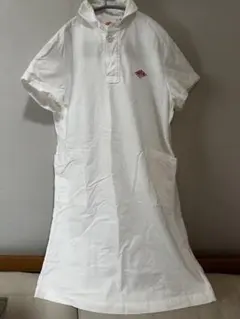 DANTON 半袖シャツワンピース サイズ36 ホワイト