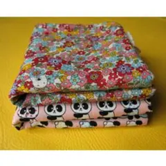 14.＊４重ガーゼはんかち＊ぱんだいっぱい＊かくれくまはんかち＊