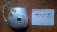 【動作確認済・電池付】FUJIFILM チェキ instax mini 20