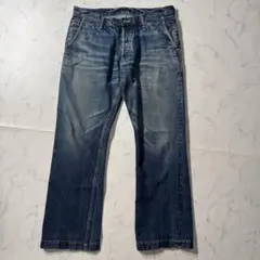 90s】USA製 RRL デニム カーゴパンツ 三つ星タグ ダメージ - メルカリ