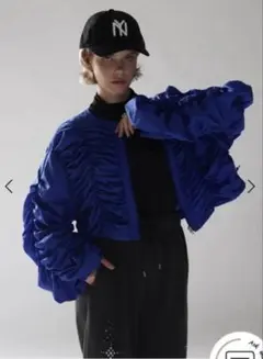 emy様専用　新品タグ付き　ETHR OF ナイロンギャザーショートブルゾン