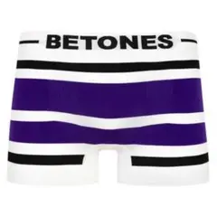 ビトーンズ BETONS ボーダー BK/PP メンズ ボクサーパンツ 新品のサムネイル