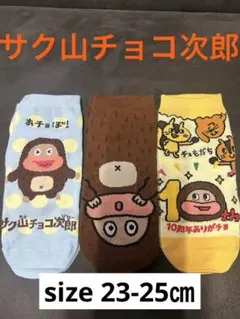 サク山チョコ次郎靴下　サク山チョコ次郎ソックス　おすすめ　サク山　チョコ次郎