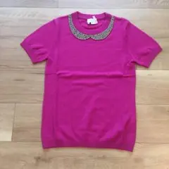 美品 ケイトスペード ビジューネックニット サイズXS