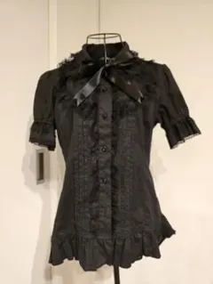 Angelic Pretty クラシカルドールブラウス長袖ブラウス リボン 黒