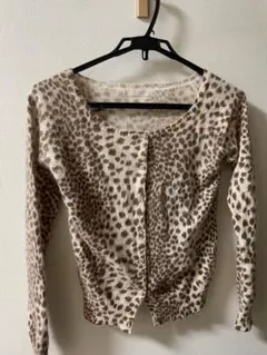 FREE'S PHRASE ヒョウ柄カーディガン