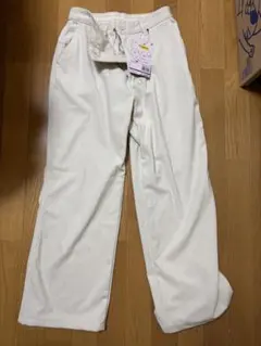 WORKMAN カジュアルパンツ Lサイズ ホワイト低身長さん