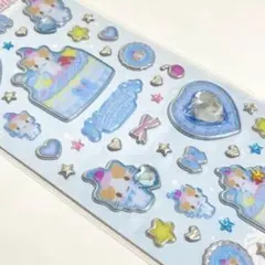 サンリオ ふわふわにゃんこ キラキラジュエルシール ステッカー 平成女児 正規品