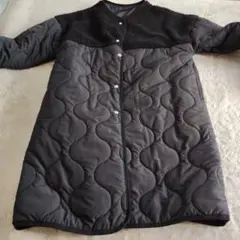 タグ付き・レディースキルティングジャケット(ロング)(Lサイズ)