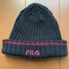 ニット帽　フィラ