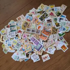 レ*1様 日本の使用済切手　消印、紙付き　 大量　約330枚　まとめ売り