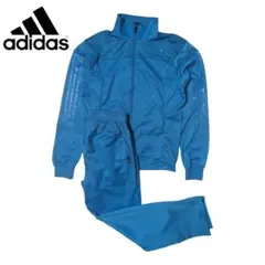 ADIDAS ブルー ウォームアップ トラックトップジャケット ジャージのサムネイル