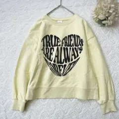 ggg〜様専用‼️ZARA スウェット　トレーナー　152cm イエロー　ロゴ