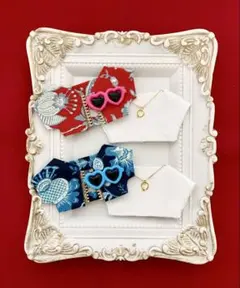 ぬい服 10-12cm おしゃれ着【Ocean】4枚セット