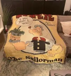 POPEYE ポパイ ラグ タペストリー ベット ソファ カバー インテリア