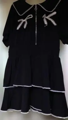 めちゃくちゃ、病みつきになる位可愛い、 ひらひら、リボン お姫様ワンピ、M