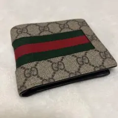 グッチ GUCCI 財布 二つ折り財布 メンズ 新作 小銭入れ付き PVC