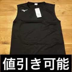 ミズノ　アンダーシャツ　ノースリーブ　L ブラック