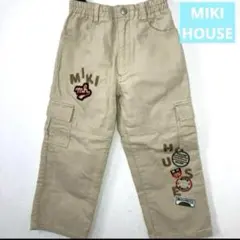【美品】ミキハウス☆キッズパンツ110⭐︎長ズボン　ベージュ
