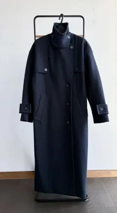 KBF コークンロングコート NAVY
