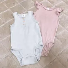 Ｈ&M ロンパース 2枚セット 6-9m / 74