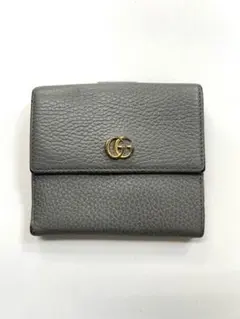 大人気　GUCCI コンパクト折り財布 マーモント ダブルG スモールウォレット