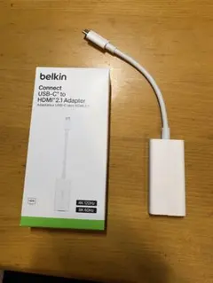 アップル純正 belkin USB-C to HDMI 2.1 Adapter