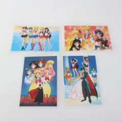 美少女戦士セーラームーン R　ラミネートカード　4枚　レア　movic