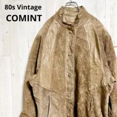 80s ヴィンテージ　COMINT レザー＆スウェードジャケット