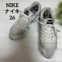 【訳あり】NIKE ナイキ ランニングシューDOWNSHIFTER 6 白26