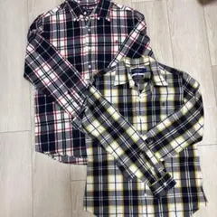 Gymphlex チェック柄 ボタンダウンシャツ 長袖