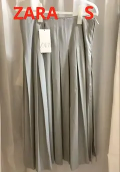 ZARA プリーツ スカート S 新品　タグ付き